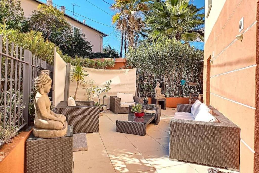 Proche Mer 3P+40M2 Terrasse 昂蒂布 外观 照片
