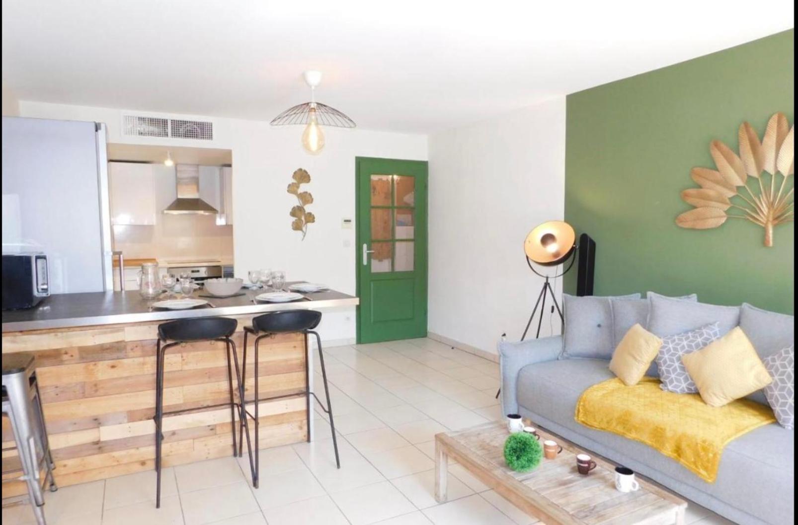 Proche Mer 3P+40M2 Terrasse 昂蒂布 外观 照片