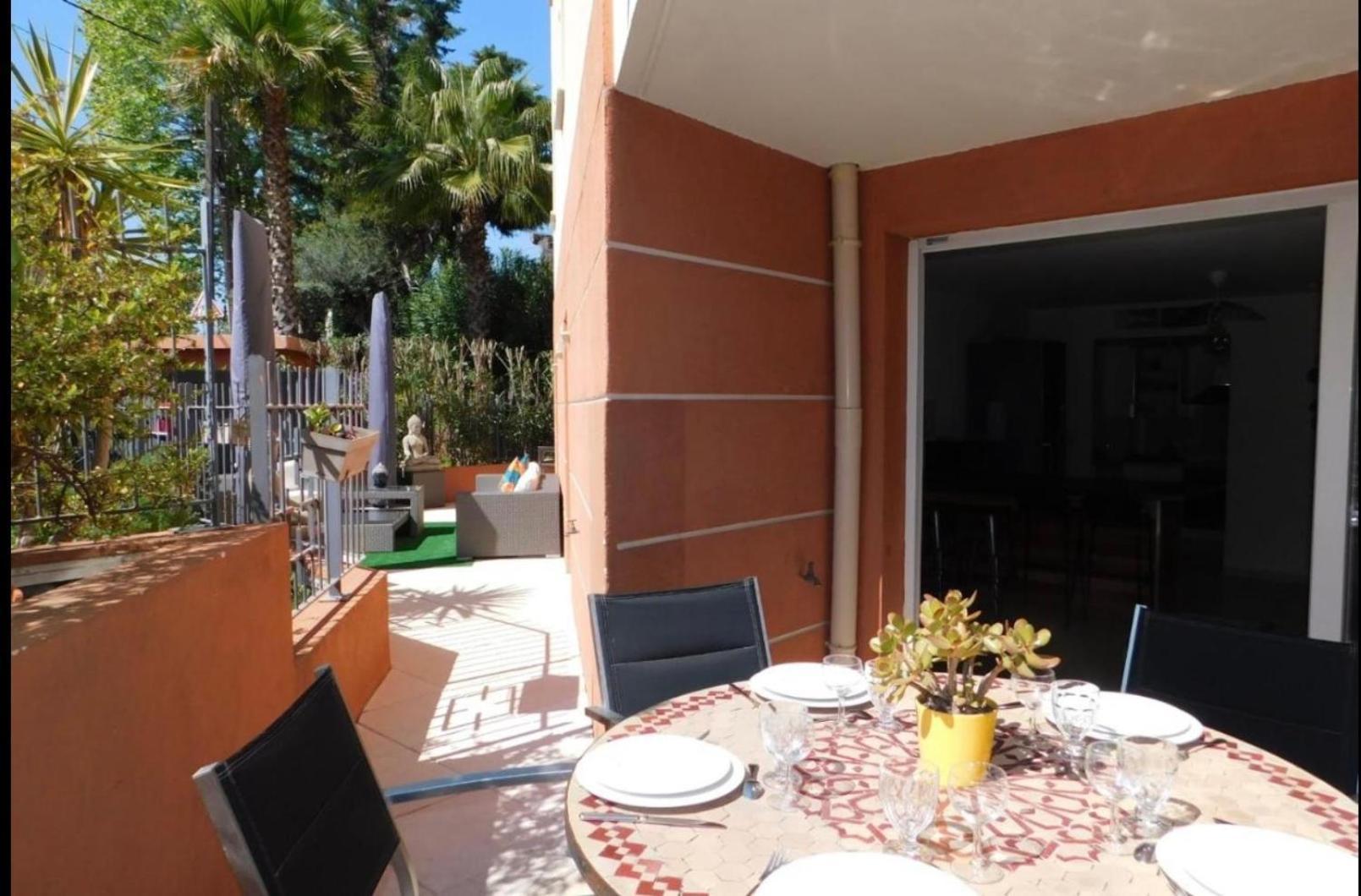 Proche Mer 3P+40M2 Terrasse 昂蒂布 外观 照片